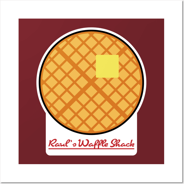 raul's waffle shack Wall Art by brianhappel1